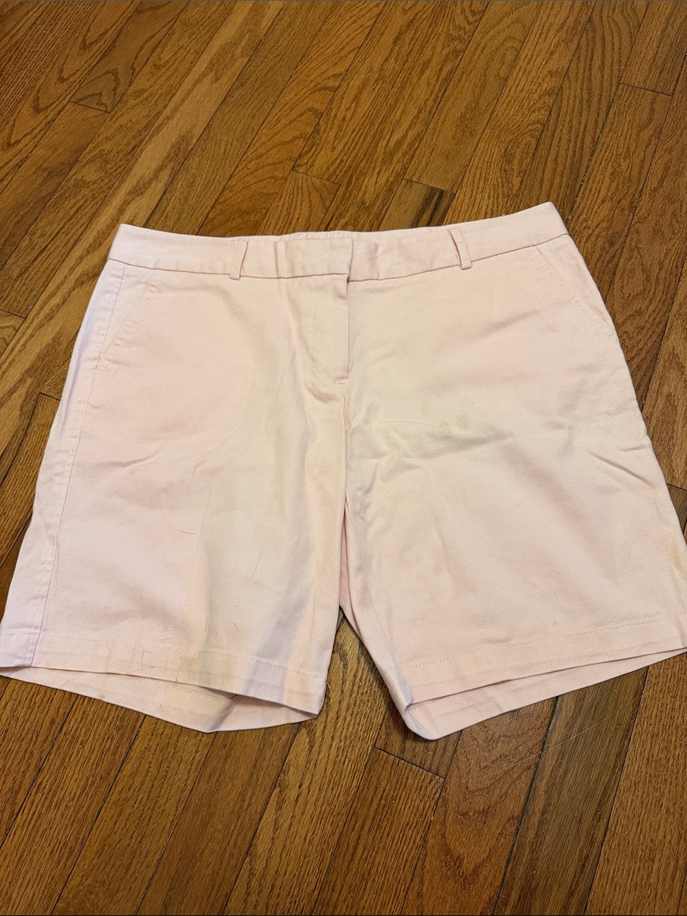 Classic Women's Light blush Pink Cotton Shorts